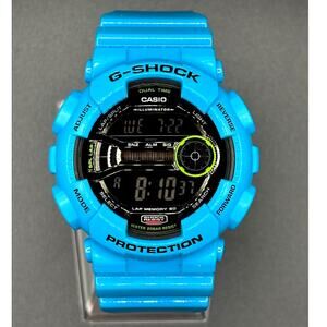 Casio G-Shock GD-110-2 Azure Blue Digital 200M Men's Watch NIB